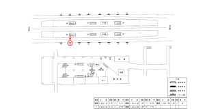 近鉄／新石切駅／／№10駅看板・駅広告、位置図