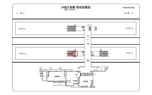 JR　西大路駅／／№009、位置図