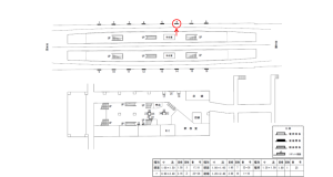 近鉄／新石切駅／／№6駅看板・駅広告、位置図