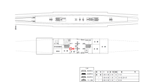 近鉄/学研奈良登美ヶ丘駅//№16駅看板・駅広告、位置図