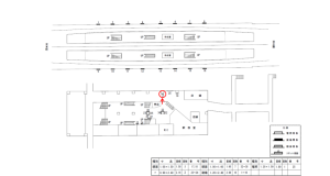 近鉄/新石切駅//№17駅看板・駅広告、位置図