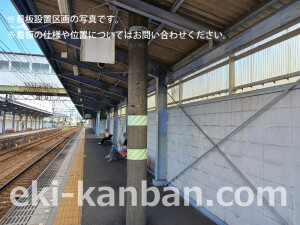 南海／紀ノ川駅／／№4402駅看板・駅広告、写真1