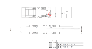 近鉄／白庭台駅／／№11駅看板・駅広告、位置図