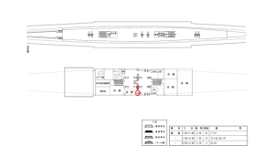 近鉄/学研奈良登美ヶ丘駅//№27駅看板・駅広告、位置図