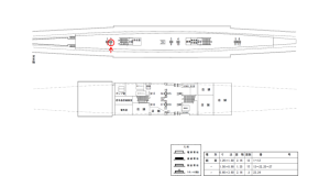 近鉄／学研奈良登美ヶ丘駅／／№8駅看板・駅広告、位置図