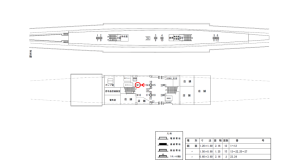 近鉄/学研奈良登美ヶ丘駅//№13駅看板・駅広告、位置図