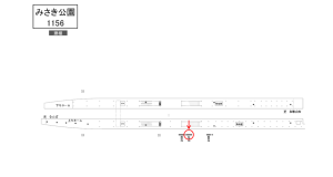 南海/みさき公園駅//№2507駅看板・駅広告、位置図