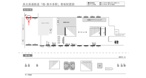 泉北高速／栂・美木多駅／／№30駅看板・駅広告、位置図