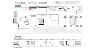 泉北高速／和泉中央駅／／№5駅看板・駅広告、位置図