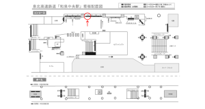 泉北高速／和泉中央駅／／№8駅看板・駅広告、位置図
