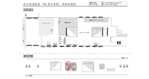 泉北高速／栂・美木多駅／№B13№13駅看板・駅広告、位置図