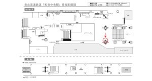 泉北高速／和泉中央駅／／№57駅看板・駅広告、位置図