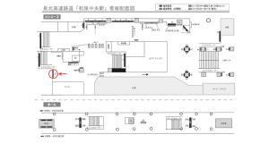 泉北高速／和泉中央駅／／№24駅看板・駅広告、位置図