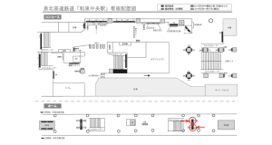 泉北高速／和泉中央駅／№69AB№AB駅看板・駅広告、位置図