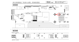 泉北高速／和泉中央駅／／№64駅看板・駅広告、位置図
