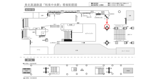 泉北高速／和泉中央駅／／№53駅看板・駅広告、位置図