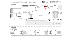 泉北高速／和泉中央駅／／№12駅看板・駅広告、位置図