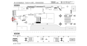 泉北高速／和泉中央駅／／№1駅看板・駅広告、位置図