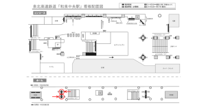 泉北高速／和泉中央駅／№68AB№AB駅看板・駅広告、位置図