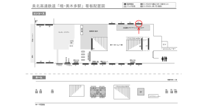 泉北高速／栂・美木多駅／／№15駅看板・駅広告、位置図