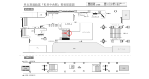 泉北高速／和泉中央駅／／№2駅看板・駅広告、位置図