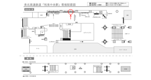 泉北高速／和泉中央駅／／№10駅看板・駅広告、位置図