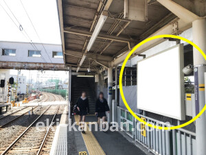 阪急　柴島駅／／№3駅看板・駅広告、写真1