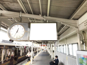 阪急　北千里駅／／№902駅看板・駅広告、写真2