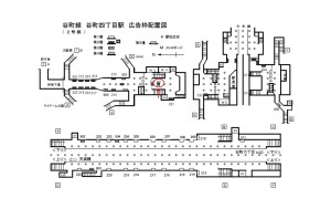 Osaka/Metro(大阪メトロ) 谷町四丁目駅/谷町線№2-220№220、位置図