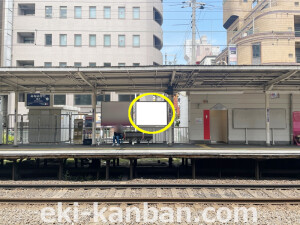 阪急／南方駅／№009 (1)駅看板、駅広告②