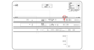 阪急　桂駅／／№107駅看板・駅広告、位置図