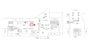 阪急　茨木市駅／／№618駅看板・駅広告、位置図