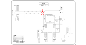 阪急　桂駅／／№619駅看板・駅広告、位置図