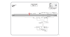 阪急　西山天王山駅／／№1駅看板・駅広告、位置図