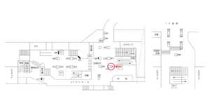 阪急　茨木市駅／／№613駅看板・駅広告、位置図