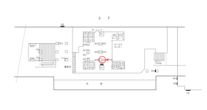 阪急　高槻市駅／／№609駅看板・駅広告、位置図