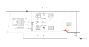 阪急　高槻市駅／／№500駅看板・駅広告、位置図