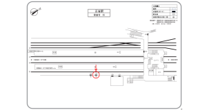 阪急　正雀駅／／№116駅看板・駅広告、位置図