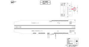 阪急　南千里駅／／№500駅看板・駅広告、位置図