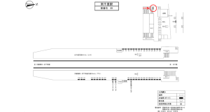 阪急　南千里駅／／№501駅看板・駅広告、位置図