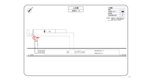 阪急　上牧駅／／№501駅看板・駅広告、位置図