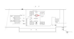 阪急　高槻市駅／／№605駅看板・駅広告、位置図