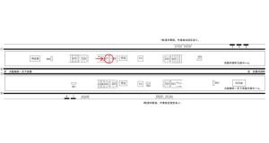 阪急 茨木市駅//№627駅看板・駅広告、位置図