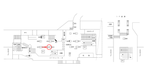 阪急　茨木市駅／／№615駅看板・駅広告、位置図