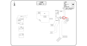 阪急　大宮駅／／№639駅看板・駅広告、位置図