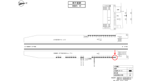 阪急　南千里駅／／№113駅看板・駅広告、位置図