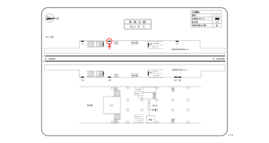 阪急　洛西口駅／／№12駅看板・駅広告、位置図