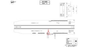 阪急　南千里駅／／№129駅看板・駅広告、位置図
