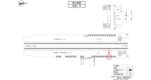 阪急　南千里駅／／№109駅看板・駅広告、位置図