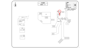 阪急 大宮駅/№601A№A駅看板・駅広告、位置図